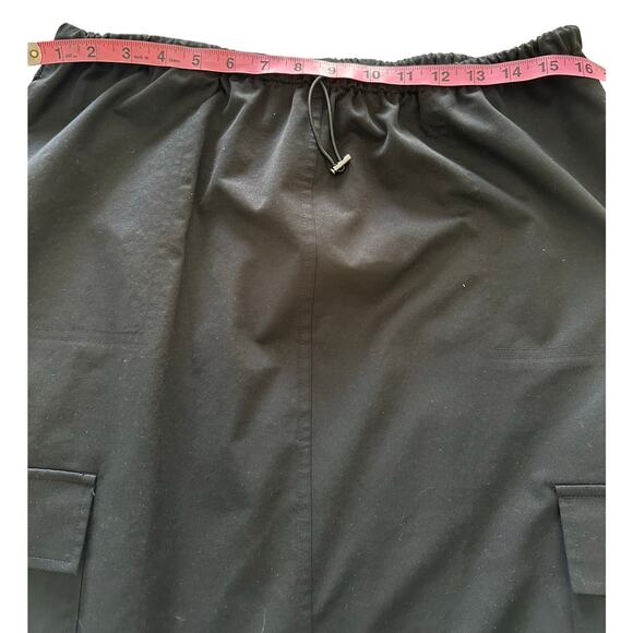 Open Edit - Drawstring Maxi Cargo Skirt - Size Large - Picture 3 of 7